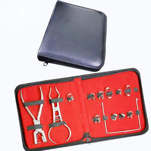 Kit de pinces de contention dentaire professionnelles en caoutchouc, certifié CE, avec poignée moletée, 5 positions de mâchoires, léger - Product Image 2