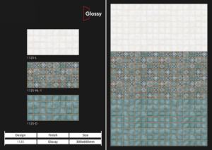 กระเบื้องเซรามิกผนังแบบสะท้อนแสงพรีเมียม ขนาด 30x60 ซม. 300x600 มม. สำหรับตกแต่งภายในห้องน้ำและห้องครัวอย่างมีสไตล์ - Product Image 2
