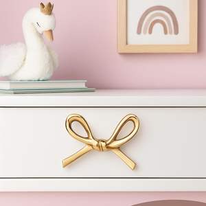 Tiradores de Cajón con Diseño de Mariposa Dorada, Manijas Decorativas Bordadas de Latón para Gabinetes de Cocina y Cómodas - Product Image 5