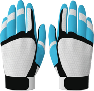 Guantes de Bateo de Cuero de Alta Calidad Sinewy Sports, Negros y Amarillos, Duraderos, Transpirables, Ligeros, con Cierre de Gancho y Bucle, Unisex para Adultos - Product Image 1