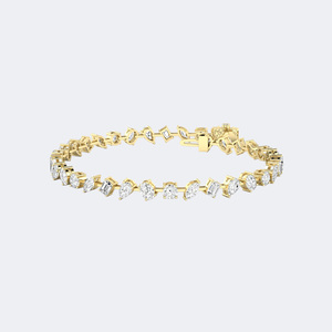 Pulsera de diamantes de tenis de formas mixtas de 5.00 quilates - Product Image 3