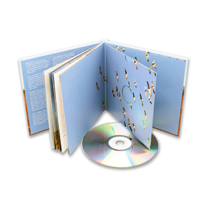 Livre CD personnalisé à couverture rigide pour projet artistique avec une page de pochette - Product Image 1