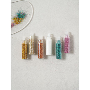 <b>Mini</b> <b>Bottle</b> 6pcs 3D Nail Art Accessories Professional K Beauty Manicure Pedicure Fine Decoration Glitter Nail Parts South Korea - Product Image 1