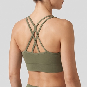 Soutien-gorge de sport respirant et écologique de qualité supérieure avec armatures et fermeture avant pour le fitness, la course et le yoga - Product Image 6