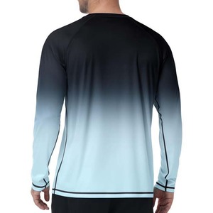 Camiseta de Pesca de Manga Larga para Hombre, con Protección Solar UPF 50, de Secado Rápido, con Estampado por Sublimación y Color Degradado - Product Image 4
