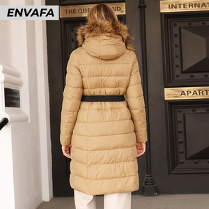 Parka chaude matelassée pour femme, manteau d'hiver à capuche, doudoune courte matelassée grande taille pour filles et femmes, best-seller - Product Image 2