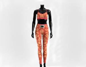 women yoga set best quality sublimation and fabric - Product Image 3