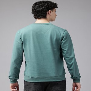 เสื้อฮู้ดบุขนแกะสำหรับผู้ชาย ผ้าฝ้าย 100% เป็นมิตรกับสิ่งแวดล้อม ระบายอากาศได้ดี กันยับ แห้งเร็ว 320 กรัม ไม่หดตัว เหมาะสำหรับฤดูหนาว - Product Image 2