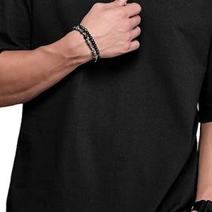 Nueva Llegada, Camiseta de Alta Calidad para Hombre, Uso en Exteriores, Talla Grande, Hombros Caídos, Manga Corta, 100% Algodón, Transpirable, Ecológica, ERIT - Product Image 6