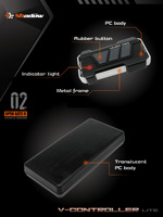 Kit de commande électronique de soupape d'échappement Shadow Aftermarket LITE, garantie 1 an, 12V, noir Cyberpunk pour Porsche PANAMERA (971)