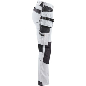 Pantalon cargo homme 100% coton, multi-poches, style jogger, en toile de coton kaki, personnalisable avec votre logo de marque. - Product Image 4