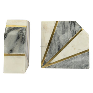 ที่ตั้งหนังสือทำด้วยมือรูปหินอ่อนสุดหรูที่ใส่หนังสือสำหรับตกแต่งโต๊ะบ้านและสำนักงานและอุปกรณ์จัดระเบียบชั้นวาง - Product Image 3