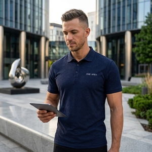 Polo pour homme sur mesure OEM à prix abordable, design unique, polo pour jeunes par One Apex - Product Image 5