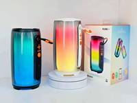 PLUSE6 15W Enceinte portable pour fêtes RGB 360 °   Enceinte extérieure TWS 3600mAh avec spectacle lumineux complet, basses profondes et son stéréo HiFi