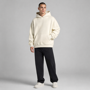 Sudadera con Capucha de Gran Gramaje para Hombre, 450GSM, Hombro Caído, OEM, Bordado, Venta al por Mayor, MOQ Bajo - Product Image 1