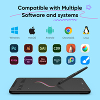 Tablette graphique XP-PEN Deco 7W V2, tablette de dessin numérique sans fil pour la peinture, la conception, l'apprentissage en ligne et les conférences en ligne