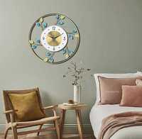 Horloge murale décorative en métal noir faite à la main pour un intérieur contemporain, salon, chambre à coucher et idées de cadeaux d'anniversaire au meilleur prix