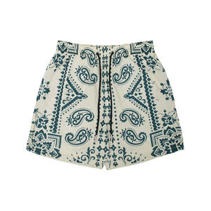 Shorts en maille 100% polyester pour homme, poches latérales, design graphique personnalisé, impression par transfert thermique, respirant, séchage rapide, élastique - Product Image 6