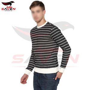 Sudadera para hombre con logo personalizado impreso, producto de la más alta calidad, sudadera de cuello redondo de forro polar grueso para hombre - Product Image 3