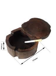 Cendrier pliable en bois de teck pour homme, avec couvercle, pour l'extérieur et la maison, modèle Pocket Novelty - Product Image 4