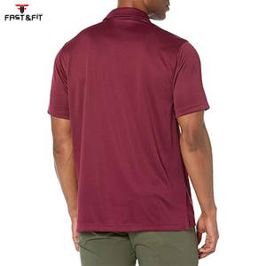 Camisas Casuales de Poliéster/Algodón Ecológicas de Alta Gama al por Mayor - Cuello Alto de Tela Tejida Unisex con Logotipo Impreso Personalizado - Product Image 4