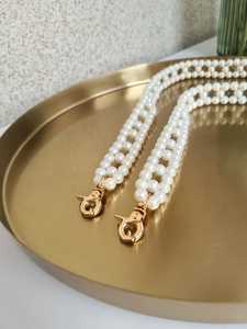 Correa de Perlas para Bolso, Asa Elegante con Cuentas, Correa de Hombro de Lujo con Perlas para Bolsos - Product Image 1