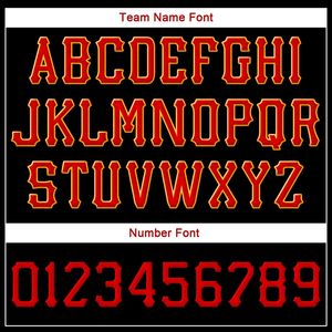 Casquette Snapback Unisexe Personnalisée Noire Rouge-Or avec Broderie 3D en Satin, Réglable, pour Sports et Activités de Plein Air - Product Image 4