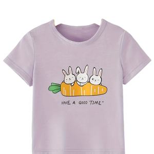 T-shirt en coton pour femmes, manches courtes, parfait pour le bureau ou le travail à domicile. - Product Image 6