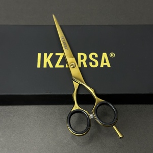 Ciseaux à effiler pour barbier, personnalisables, très demandés, avec manche en plastique et lame en acier inoxydable à pointe affûtée - Product Image 5