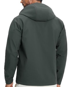 Veste coupe-vent softshell avec capuche, doublure polaire chaude, fermeture éclair, veste softshell pour la chasse, la randonnée en montagne - Product Image 6