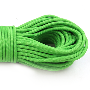 Cuerda de Paracord Verde Neón de 4 mm, Tipo 550, Cordón de Nailon Utilitario para Camping, Supervivencia, Manualidades y Bricolaje - Product Image 3