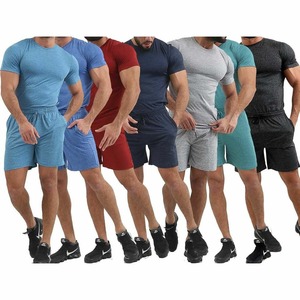 Summer Loose Men's <b>Short</b> Sleeved <b>Shorts</b> Two-piece <b>Set</b> Handsome <b>and</b> High-end Casual <b>and</b> Sporty Complete <b>Set</b> <b>top</b> quality - Product Image 1