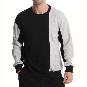 Men's High Quality Breathable Solid Pullover Sweatshirt Custom Fleece Crewneck Street Wear Winter Polyester/Cotton Material - Product Image 2