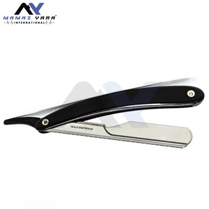 Nueva Navaja de Barbero Desechable Tipo Slide con Mango de Plástico Negro y Hoja de Acero Inoxidable para Salón, Venta al por Mayor OEM, Mejor Calidad - Product Image 6