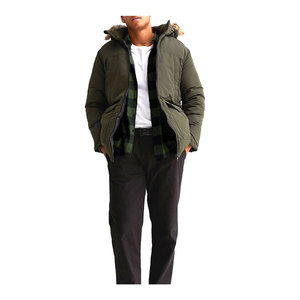 Best Selling Men's <b>Parka</b> Jackets High Quality <b>Lightweight</b> Outdoor Fashion Breathable Hood High Quality Winter Cotton Filling - Product Image 4