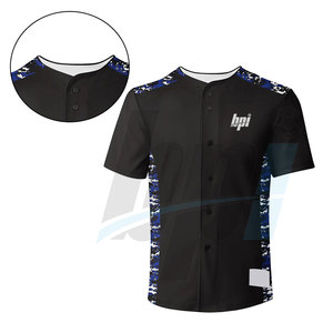 เสื้อเบสบอลผู้ชายทรงสลิมฟิต แห้งเร็ว รุ่นล่าสุด ขายส่งเสื้อเบสบอล - Product Image 2