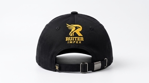 Gorra de Béisbol RUITER IMPEX Negra y Amarilla con Logotipo Bordado en 3D, Unisex, Casual, Ajustable, 100% Algodón, 58-60CM - Product Image 6