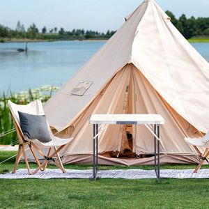 Table pliante en aluminium d'extérieur 70x50x60cm pour le camping, solution portable et pratique - Product Image 4