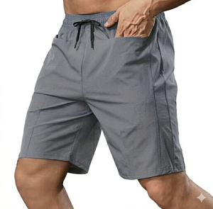Shorts de sport pour hommes personnalisés à double couche imprimée, shorts de fitness pour hommes, shorts fins doublés, respirants et à séchage rapide - Product Image 3