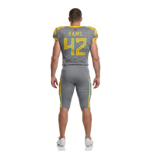 Custom Sublimated American Football Uniform Set Spandex Mesh Jersey <b>Padded</b> Pants for Youth Adult Teams 6XL OEM Supplier Stitched - Product Image 2