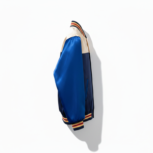 Premium Custom Multi-Color Satin Varsity <b>Jacket</b> with Detailed Panel <b>Work</b> letterman <b>jacket</b> low moq - Product Image 3