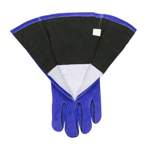 Gants de soudure en cuir de vachette pleine fleur, doublure en polaire de coton, résistants, ignifuges, usage général - Product Image 4