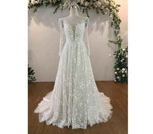 Beautiful Light Luxury Wedding <b>Dress</b> Elegant Gentle Slim Figure Display Bridal Wedding <b>Dress</b> by Handmade - Product Image 5