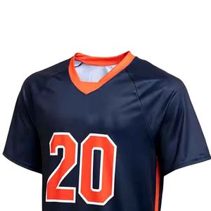 Nueva Llegada: Uniforme Deportivo de Lacrosse para Hombre, Flexible, Transpirable, con Estampado Digital, Mezcla de Algodón y Spandex - Product Image 4