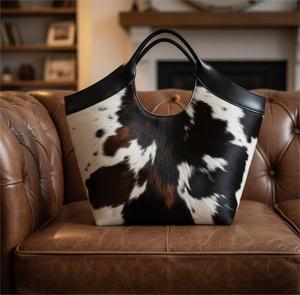 Sacs à main en cuir de vachette faits main en gros, sacs bandoulière en cuir à poils, fournisseur OEM, personnalisation de la marque, sacs d'exportation à prix abordable - Product Image 6