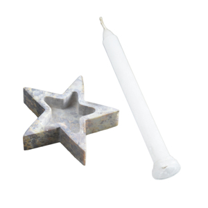 เชิงเทียนหินอ่อนทำมือ ลายต้นคริสต์มาส สำหรับตกแต่งโบสถ์ ตกแต่งบ้าน และตกแต่งงานแต่งงาน - Product Image 4