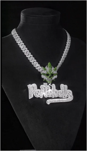 Colgante de Plata de Ley 925 con Letra Personalizada de Moissanita, Joyería Hip Hop, Colgante de Corona con Nombre Personalizado, Moissanita VVS, Estilo Bling Iced Out - Product Image 2