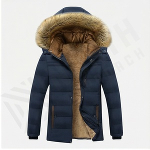 Vente en gros Parkas en duvet, imperméables, réfléchissants, entièrement imprimés, décontractées, taille plus, vestes à manches longues pour homme, mode masculine - Product Image 2