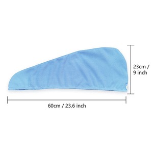 Serviette turban absorbante en coton tissé à rayures rafraîchissantes, jetable, à séchage rapide, écologique, pour femmes, usage domestique, vente en gros - Product Image 3