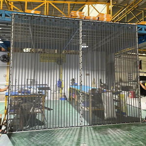 Puerta Mosquitera Plegable de Aluminio Moderna, Tamaño Personalizado, Fabricante OEM ODM, con Malla de 20 Hilos para Protección Contra Insectos - Product Image 1